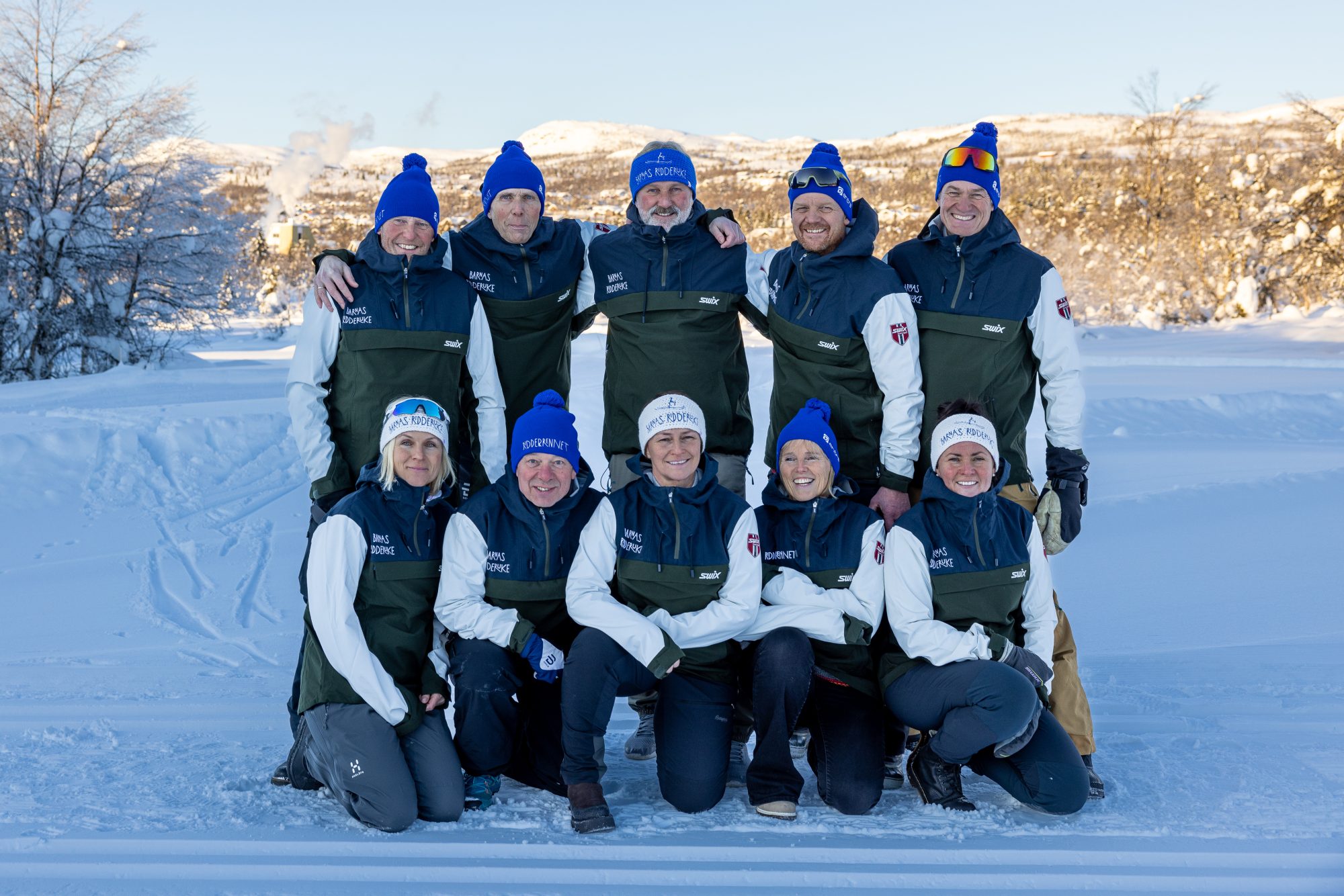 Gruppebildet av arrangementsgruppa i Barnas Ridderuke