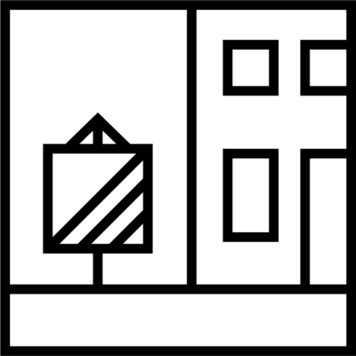 Gateorientering piktogram