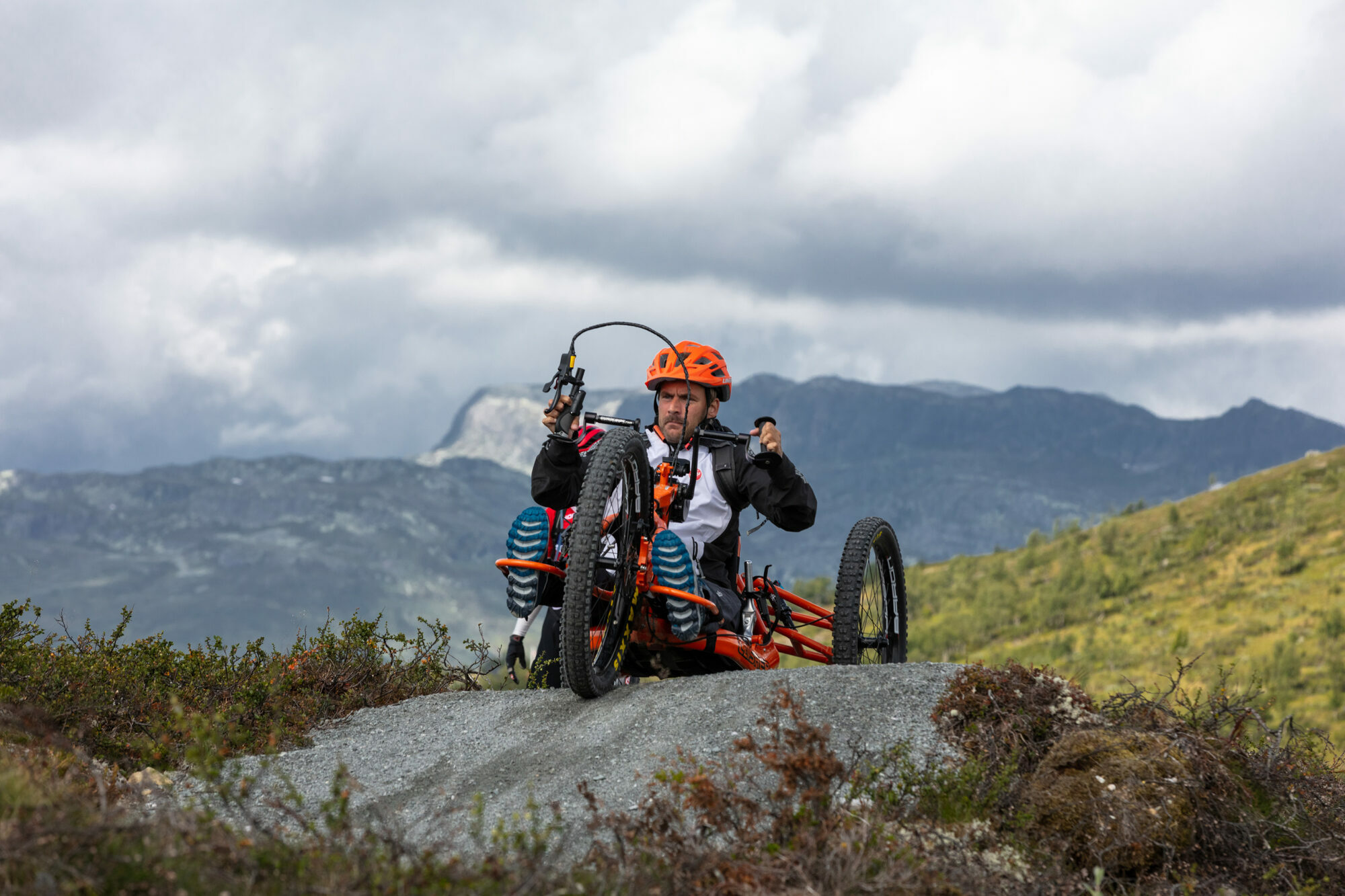 Deltaker på sykkel
