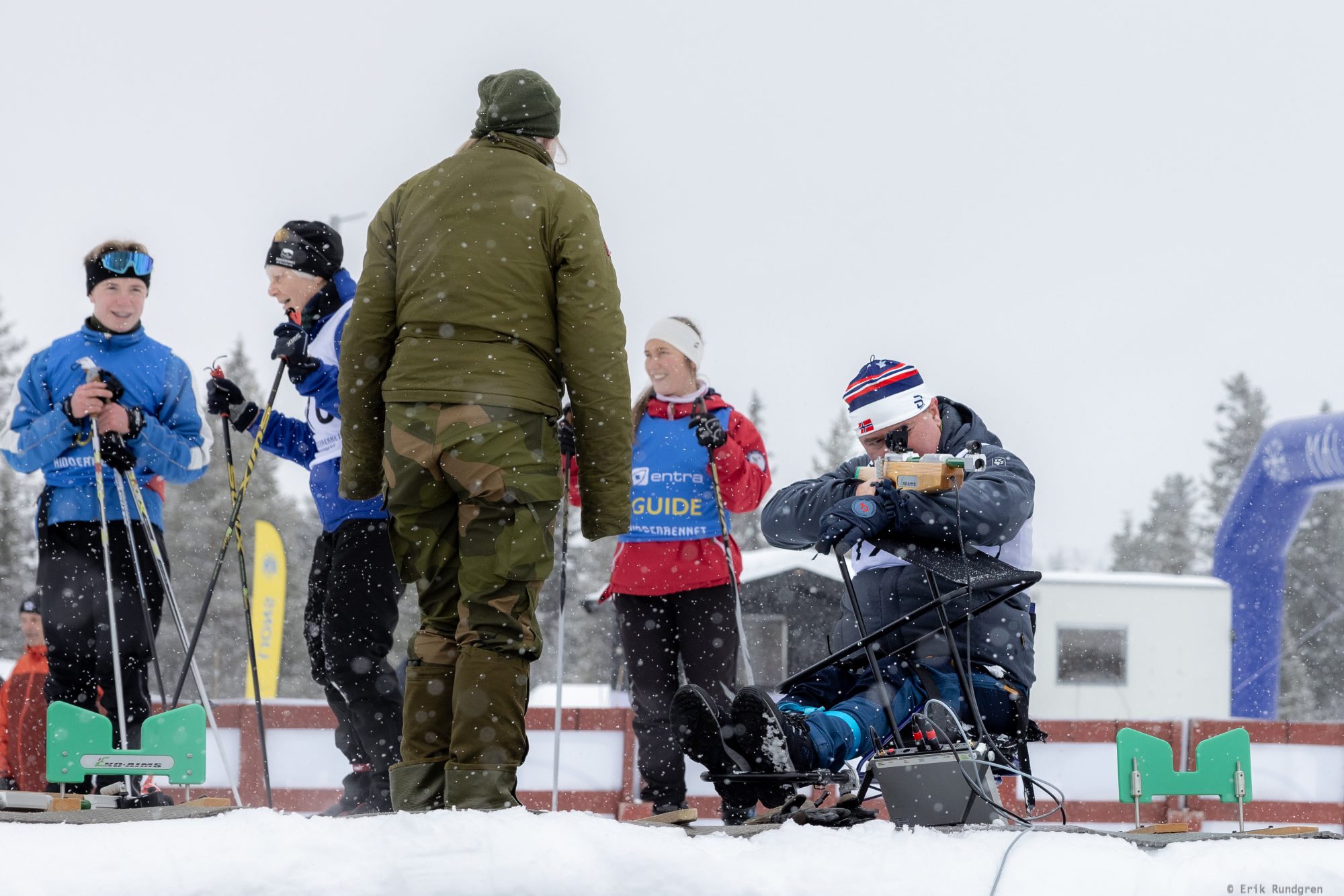 Ukrainsk sittende deltager skiskyting