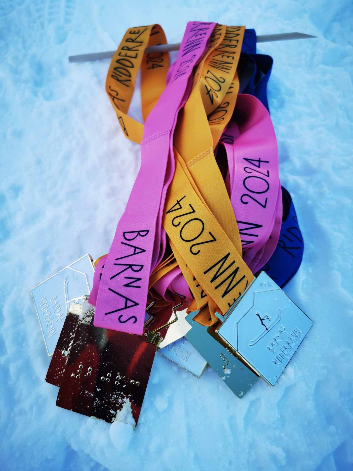 Medaljer Barnas Ridderrenn2024